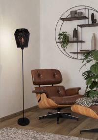 Eglo Vloerlamp  E27 | Persley | Zwart LEG00264