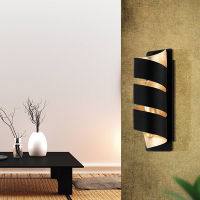 Eglo Wandlamp E14 | Elizondo | Zwart/Goud LEG00343
