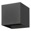 Eglo Wandlamp buiten | Calpino 3 | 3000K | IP54 | 5.6W | Antraciet LEG00123 - 1