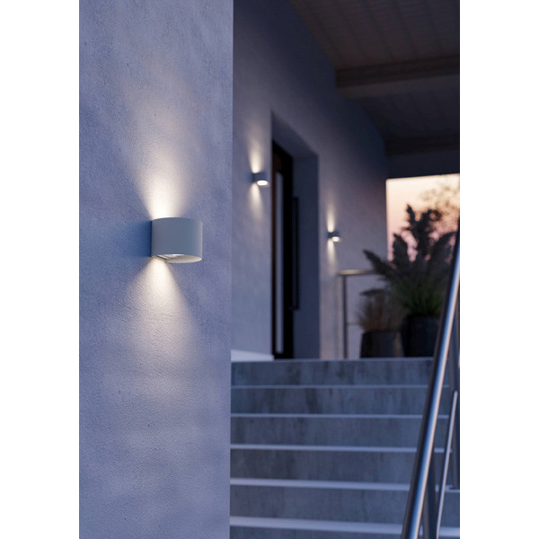 Eglo Wandlamp buiten | Calpino 3 | 3000K | Rond | IP54 | 2.8W | Wit LEG00732 - 1