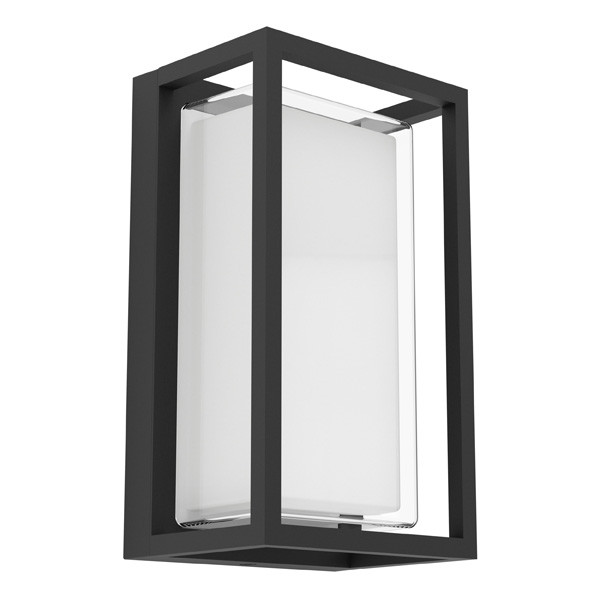 Eglo Wandlamp buiten | Genovese | 3000+4500+6000K | Zwart | IP65 | 10W LEG00779 - 2