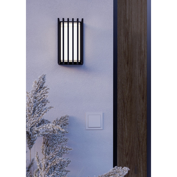 Eglo Wandlamp buiten | Genovese | Parallel | 6500K | Zwart | IP65 | 10W LEG00743 - 1