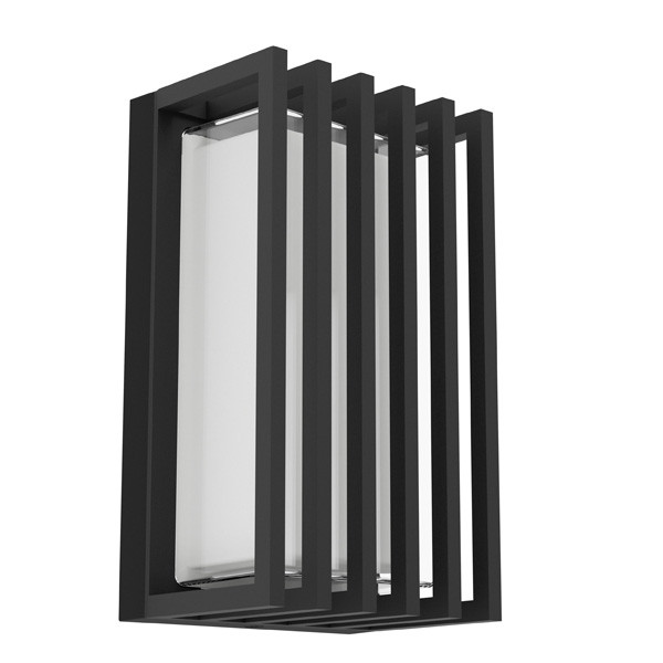 Eglo Wandlamp buiten | Genovese | Parallel | 6500K | Zwart | IP65 | 10W LEG00743 - 2