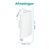 Eglo Wandlamp buiten | Montarello | 2700+4000+6000K | Wit | IP54 | 4W LEG00776 - 5