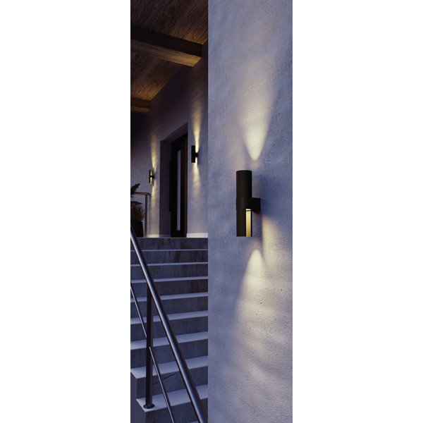 Eglo Wandlamp buiten | Montelauro | 3000+4000+6500K | Zwart | IP65 LEG00751 - 1