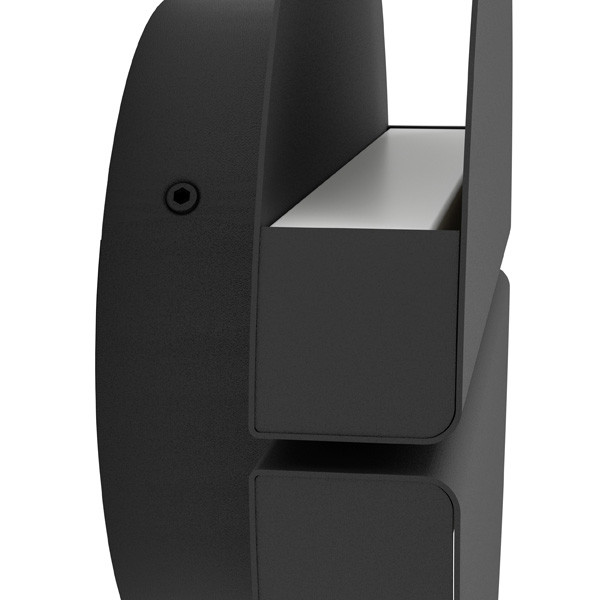 Eglo Wandlamp buiten | Vascella | 2700+4000+6500K | Rond | Zwart | IP44 | 5W LEG00736 - 2