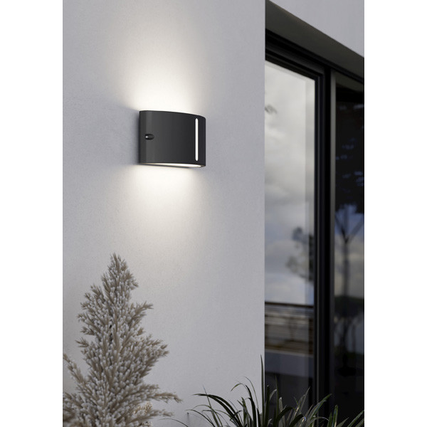 Eglo Wandlamp buiten E14 | Poggiarello | Lichtvenster | Zwart | IP54 LEG00744 - 1