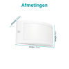 Eglo Wandlamp buiten E14 | Poggiarello | Wit | IP54 LEG00747 - 4