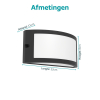 Eglo Wandlamp buiten E14 | Poggiarello | Zwart | IP54 LEG00746 - 4