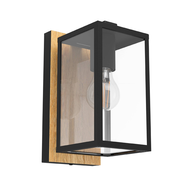 Eglo Wandlamp buiten E27 | Budrone | IP44 | Hout  LEG00095 - 1