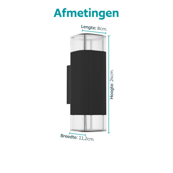 Eglo Wandlamp buiten GU10 | Up & Down | Castelnuovo | Zwart | IP65 LEG00740 - 3