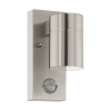 Eglo Wandlamp buiten met sensor | Riga 5 | 3000K | IP44 | 2.8W | RVS LEG00166 - 1