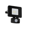 Eglo breedstraler met sensor | Faedo 3 | IP44 | 1000 lumen | 5000K | Zwart LEG00784 - 1
