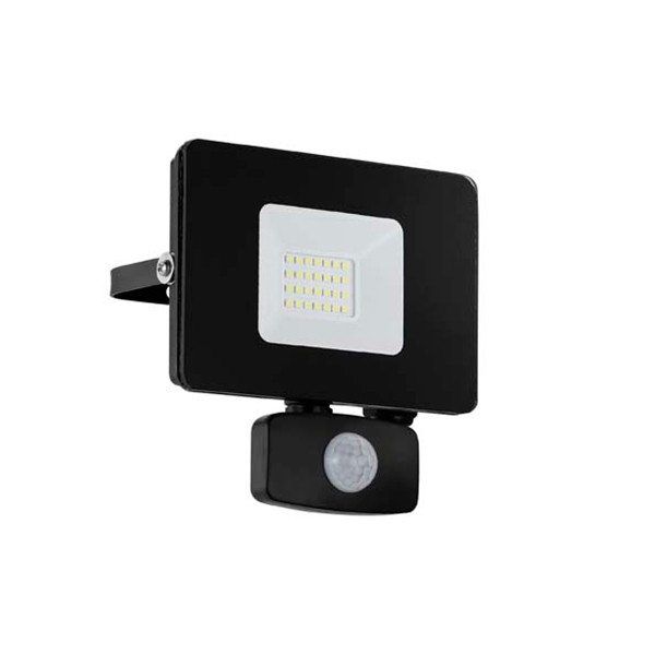Eglo breedstraler met sensor | Faedo 3 | IP44 | 2300 lumen | 5000K | Zwart LEG00790 - 1