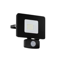 Eglo breedstraler met sensor | Faedo 3 | IP44 | 2300 lumen | 5000K | Zwart LEG00790