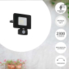 Eglo breedstraler met sensor | Faedo 3 | IP44 | 2300 lumen | 5000K | Zwart LEG00790 - 5