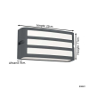 Eglo wandlamp E27 | Camarda | IP54 | Antraciet LEG00789 - 3