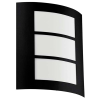 Eglo wandlamp E27 | City | IP44 | Zwart LEG00819