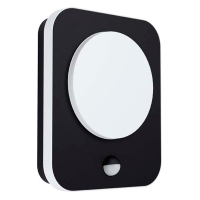 Eglo wandlamp met sensor | Madriz | IP44 | 3000K | Zwart LEG00829
