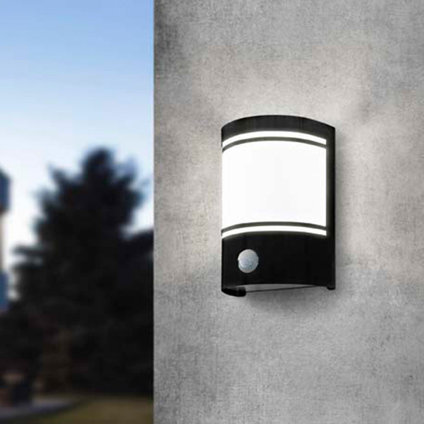 Eglo wandlamp met sensor E27 | Cerno | IP44 | Zwart LEG00785 - 3