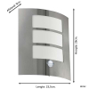Eglo wandlamp met sensor E27 | City | IP44 | RVS LEG00793 - 4