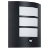 Eglo wandlamp met sensor E27 | City | IP44 | Zwart LEG00787 - 1