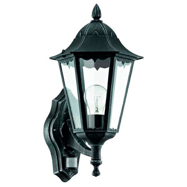 Eglo wandlamp met sensor E27 | Navedo | IP44 | Zwart LEG00811 - 1