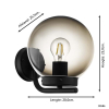Eglo wandlamp met sensor E27 | Taverna | IP44 | Zwart LEG00812 - 4
