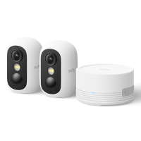 EufyCam C35 Duo Pack + HomeBase Mini | 2K | Wit LEU00086