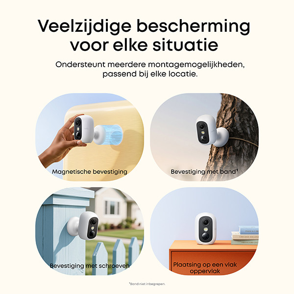 EufyCam C35 Duo Pack + HomeBase Mini | 2K | Wit LEU00086 - 2