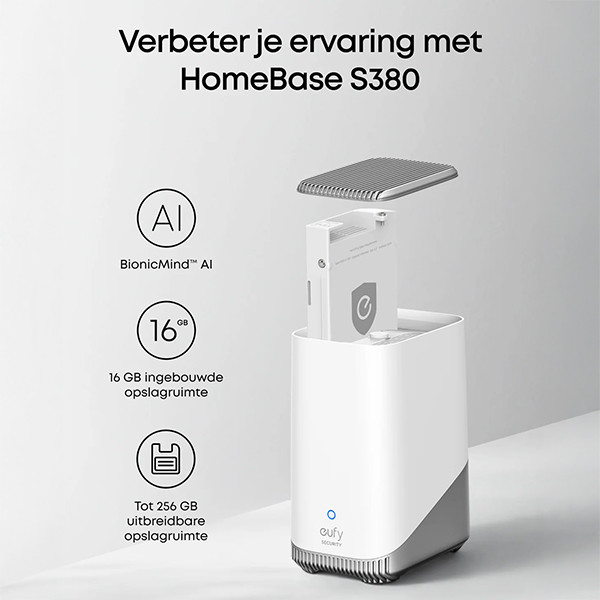 EufyCam E40 Duo Pack + HomeBase 2 | 2K | Wit LEU00081 - 7