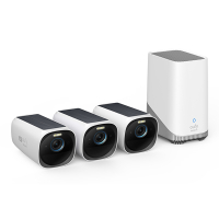 EufyCam S330 3 Pack + HomeBase 3 | 4K | Wit LEU00076