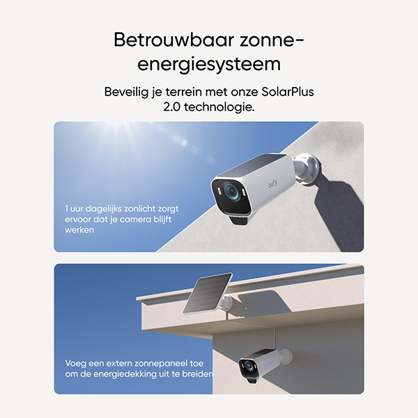 EufyCam S3 Pro uitbreiding | 4K | Wit LEU00079 - 4