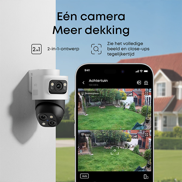 EufyCam S4 met volgsensor | 4K | Wit LEU00088 - 3