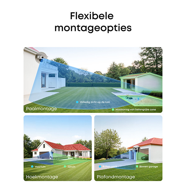 EufyCam S4 met volgsensor | 4K | Wit LEU00088 - 8