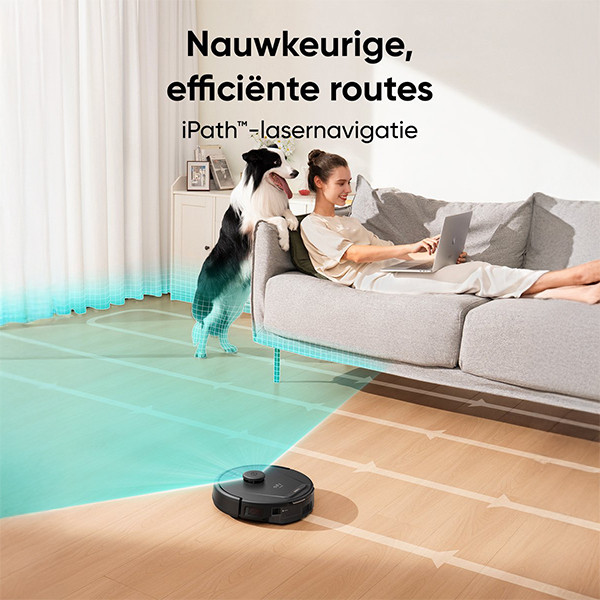 Eufy L60 Hybrid Robotstofzuiger | 5.000 Pa | Zwart  LEU00058 - 2