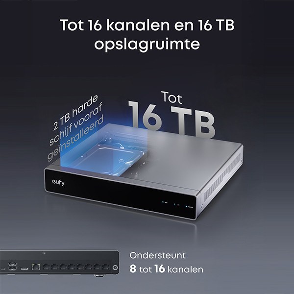 Eufy NVR Security System E40 | 4x Eufy E40 + Network Video Recorder LEU00095 - 7