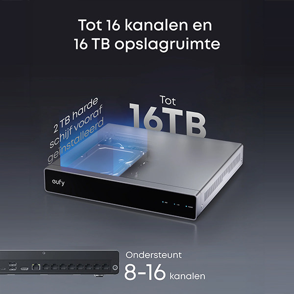 Eufy NVR Security System S4 (Bullet-PTZ + Bullet Cam) LEU00093 - 8