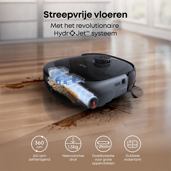 Eufy Omni E25 Robotstofzuiger | 20.000 Pa | Zwart LEU00103 - 3