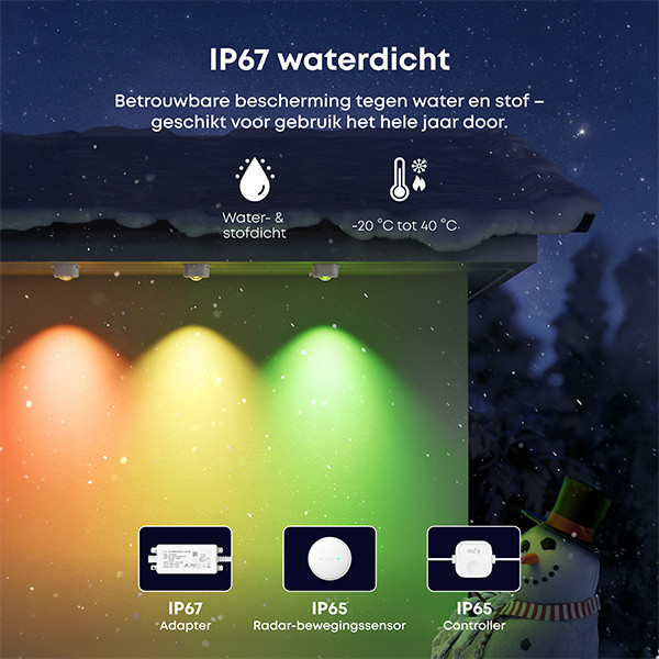 Eufy Permanent Outdoor Light S4 | RGB + 1500-9000K | 30 meter | IP65 LEU00102 - 10