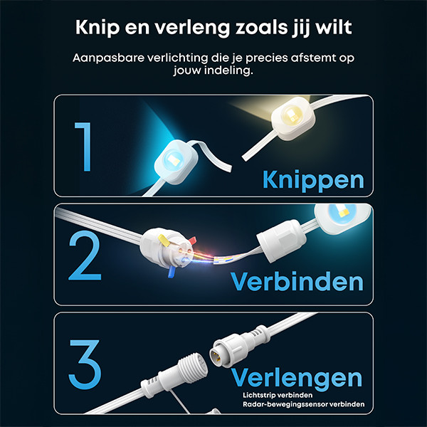 Eufy Permanent Outdoor Light S4 | RGB + 1500-9000K | 30 meter | IP65 LEU00102 - 8