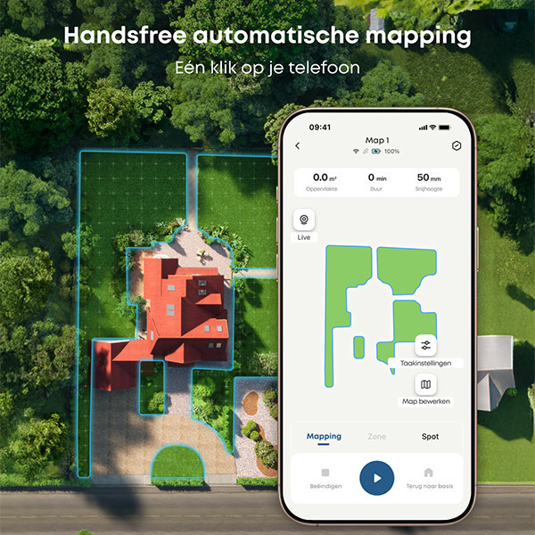 Eufy Robot Grasmaaier E15 Solo | Geschikt voor max. 800m2 | Exclusief garage LEU00110 - 7