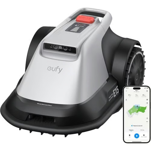 Eufy Robot Grasmaaier E15 Solo | Geschikt voor max. 800m2 | Exclusief garage LEU00110 - 1