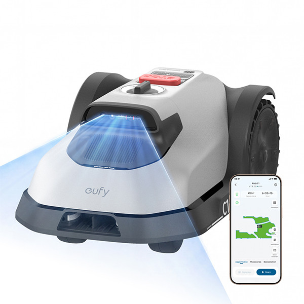 Eufy Robotgrasmaaier C15 Solo | Zonder grensdraad | Geschikt voor max. 500 m2 LEU00128 - 1