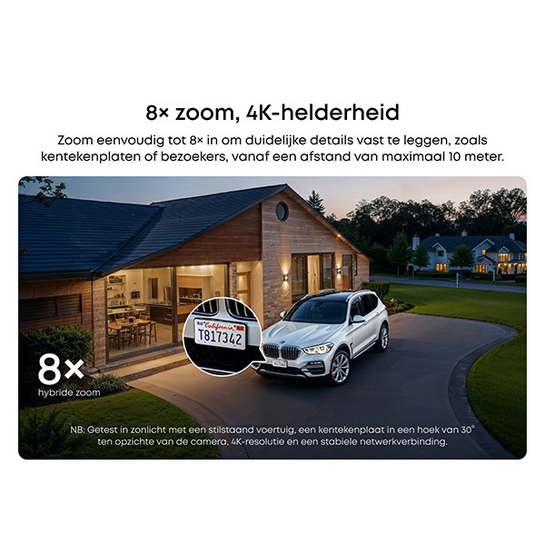 Eufy Slimme camera | SoloCam E42 | 4K (Ultra HD) | Wit | WiFi LEU00114 - 3