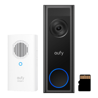 Eufy Slimme deurbel + Chime | Accu | 5 MP | Zwart | WiFi LEU00125