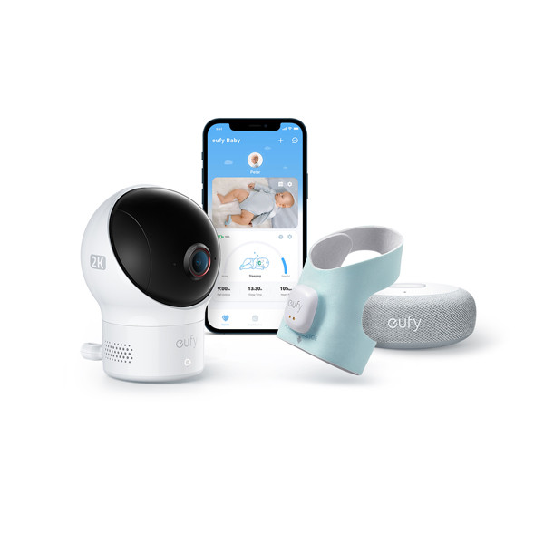 Eufy Smart Sock S340 Babymonitor | 2K | Wit  LEU00066 - 1