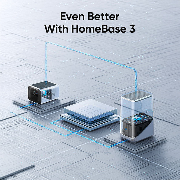 Eufy SoloCam S220 Duo Pack Solar met bewegingssensor + HomeBase 3 | 2K | Wit  LEU00036 - 6