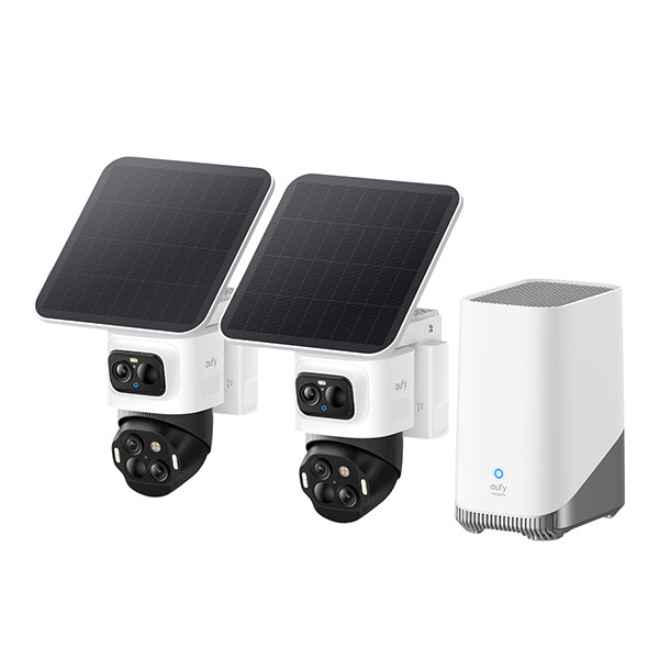 Eufy SoloCam S4 Duo Pack + Homebase S380 | 4K | Wit LEU00083 - 1