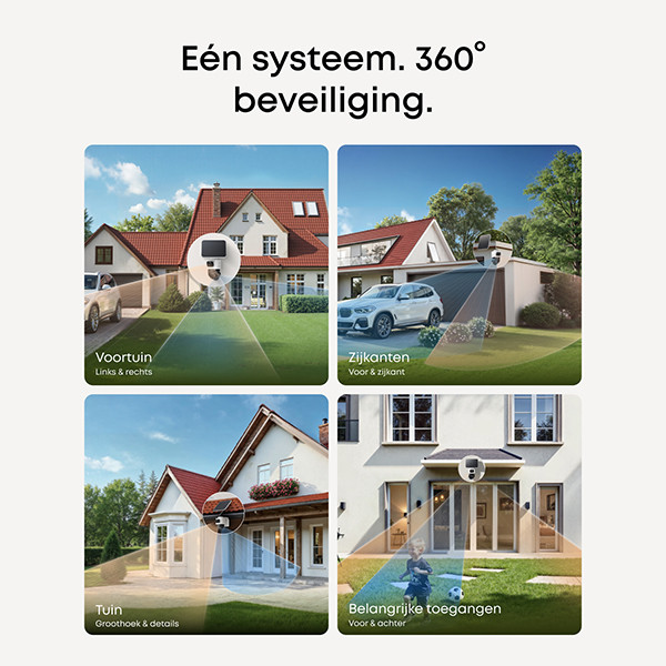 Eufy SoloCam S4 Duo Pack + Homebase S380 | 4K | Wit LEU00083 - 3